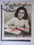 Stamps Germany -  Anne Frank 1929-1945 (The Diary of youg Girl (Holovcaust)