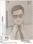 Stamps : Europe : Portugal :  retrato de Vitorino Nemésio- AÇORES