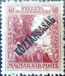 Stamps Hungary -  Intercambio 0,20 usd 40 + 2 f. 1918