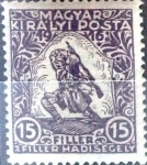 Sellos de Europa - Hungr�a -  Intercambio 0,20 usd 15 + 2 f. 1916
