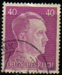 Sellos de Europa - Alemania -  DEUTSCHES REICH 1941 Scott520 SELLO ADOLF HITLER ALEMANIA Mitchel795 Usado