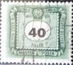 Stamps Hungary -  Intercambio 0,20 usd 40 f. 1953