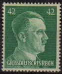 Sellos de Europa - Alemania -  Deutsches Reich 1944 Scott 529 Sello Nuevo ** Furer Adolf Hitler 42 Alemania 