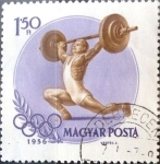 Stamps Hungary -  Intercambio m1b 0,25 usd 1,50 ft. 1956