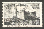 Stamps Tunisia -  414 - Tabarka, Fortaleza Genois