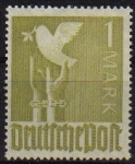 Stamps : Europe : Germany :  DEUTSCHES REICH 1946 Scott574 Sello Nuevo Paloma de la Paz Alemania