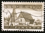 Stamps : Europe : Finland :  Iglesia de Lammi