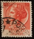 Stamps Italy -  Moneda de Siracusa