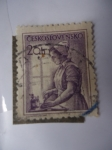 Stamps Czechoslovakia -  Enfermera - 