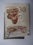 Stamps Yugoslavia -  Litostroj - Astillero-Progreso Industrial.