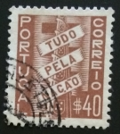 Stamps : Europe : Portugal :  Todo por la nación