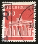 Stamps : Europe : Germany :  Puerta de Brandeburgo