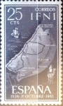 Sellos de Europa - Espaa -  Intercambio jxi 0,20 usd 25 cent. 1961