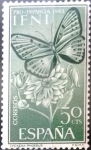 Stamps Spain -  Intercambio jxi 0,25 usd 50 cent. 1963