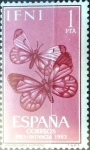 Stamps Spain -  Intercambio jxi 0,30 usd 1 peseta 1963