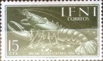 Stamps Spain -  Intercambio jxi 0,25 usd 15 cent. 1954