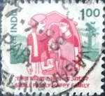 Stamps India -  Intercambio cxrf 0,30 usd 1 r. 1994