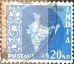 Stamps India -  Intercambio 0,20 usd 20 np. 1957