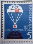 Sellos de Europa - Yugoslavia -  Nedelja Crvenog Krsta - Red Cross.