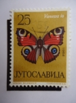 Stamps Yugoslavia -  Vanessa io. 