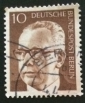 Stamps Germany -  Presidente Heinemann