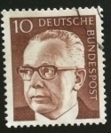 Stamps Germany -  Presidente Heinemann