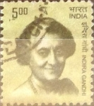 Stamps India -  Intercambio xxxx usd 5 r. xxxx