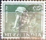 Stamps India -  Intercambio 0,20 usd 15 p. 1965