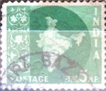 Stamps India -  Intercambio 0,20 usd 5 np. 1957