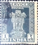 Stamps India -  Intercambio 0,30 usd 1 np. 1959