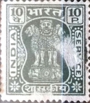 Stamps India -  Intercambio 0,85 usd 10 p. 1967