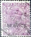 Sellos de Asia - India -  Intercambio 0,20 usd 1 a. 3 p. 1932