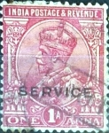 Stamps India -  Intercambio 0,20 usd 1 a. 1912
