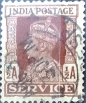 Stamps India -  Intercambio 0,40 usd 1/2 a. 1939