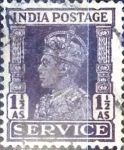 Stamps India -  Intercambio 0,40 usd 1,5 a. 1943