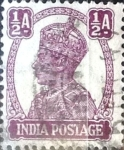 Stamps India -  Intercambio 0,20 usd 1/2 a. 1942