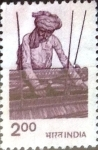Stamps India -  Intercambio 0,65 usd 2 r. 1980