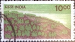 Stamps India -  Intercambio 0,40 usd 10 r. 1984