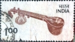 Stamps India -  Intercambio 0,25 usd 1 r. 1975