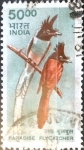 Stamps India -  Intercambio 2,10 usd 50 r. 2000
