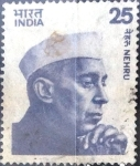 Stamps India -  25 p. 1976