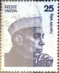 Stamps India -  Intercambio 0,75 usd 25 p. 1976