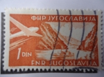 Stamps Yugoslavia -  Airmail - Turism.