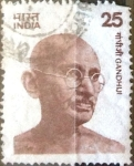Stamps India -  Intercambio 0,30 usd 25 p. 1976