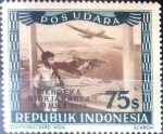 Sellos del Mundo : Asia : Indonesia : Intercambio cxrf3 0,30 usd 75 s. 1949