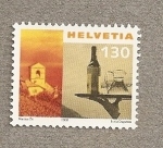 Sellos de Europa - Suiza -  Botella