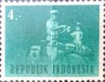 Sellos del Mundo : Asia : Indonesia : Intercambio 0,20 usd 4 r. 1964