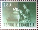 Stamps Indonesia -  Intercambio 0,20 usd 7,5 r. 1964