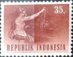 Sellos de Asia - Indonesia -  Intercambio 0,20 usd 35 r. 1964