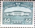 Stamps Indonesia -  Intercambio 0,20 usd 40 s. 1951